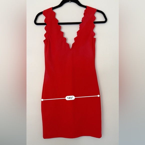 Marysia Antibes Scallop Red Swim Dress Cover Up Size Small Luxury Resort Wear - Picture 4 of 13